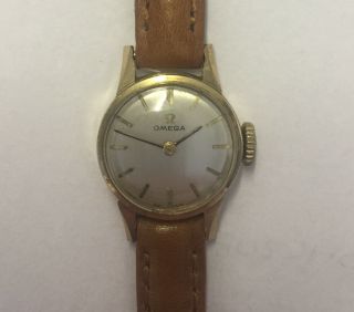 Omega 9ct Gold Ladies Vintage Watch