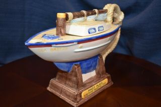 Vintage Fitz & Floyd Omnibus Regatta 1996 Sailboat Teapot - 8