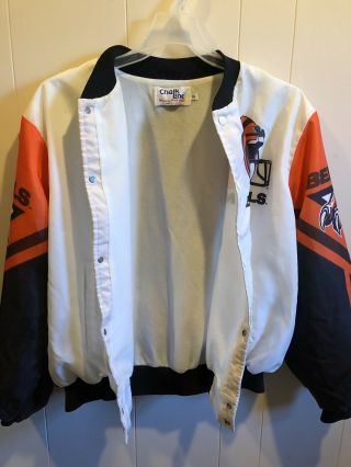 Rare Vintage Cincinnati BENGALS Chalkline FANIMATION Jacket XL Tiger Starter NFL 6