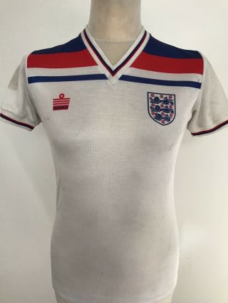 England 1980/1983 Home Football Shirt Jersey Admiral Vintage Size Small