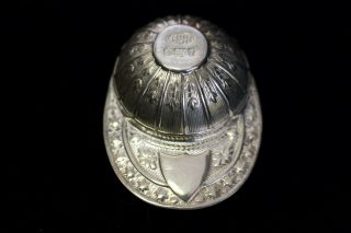 Sterling Silver 925 Jockey Cap Caddy Spoon Harrison Brothers And Howson 1993