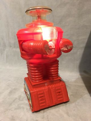 VINTAGE 1966 LOST IN SPACE TOY Motorized ROBOT By REMCO 2