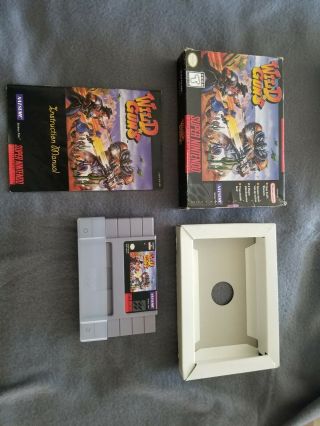 Wild Guns (nintendo,  1995) Authentic And Complete Extremely Rare
