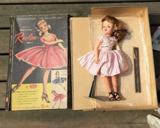 Vintage Miss Revlon Doll Box W/ Many Dresses And Outfits,  Teenage Sis