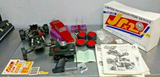 Vintage 1988 Losi 1/10 Jrx2 Rc Buggy W Box & Instructions 88 Roar Champ