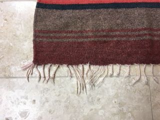 VTG Collectable Handmade Wool Mexican Zapotec DIAMOND Rug/ Wall Hanging 25”x55” 4