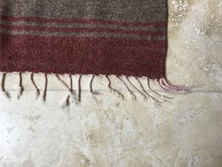 VTG Collectable Handmade Wool Mexican Zapotec DIAMOND Rug/ Wall Hanging 25”x55” 5