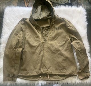 Ww2 Us Navy Deck Rain Jacket