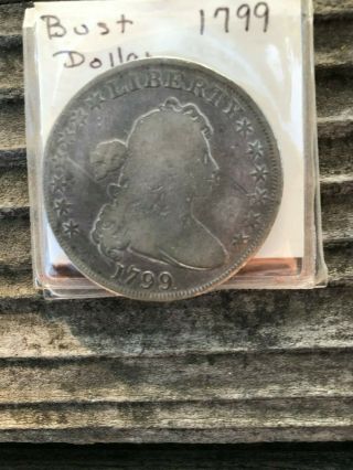 1799 Draped Bust Silver Dollar - Uncertified Rare Coin