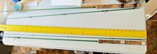Vintage Wright & McGill Toughy Square Solid Glass Spinning Rod 2