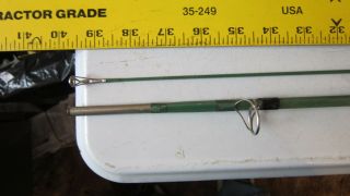 Vintage Wright & McGill Toughy Square Solid Glass Spinning Rod 6