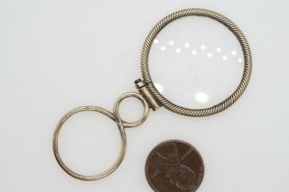 Antique Georgian English Gold Filled Quizzer / Magnifying Glass C1820