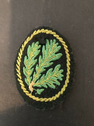 World War Two German Jager Sleeve Insignia.