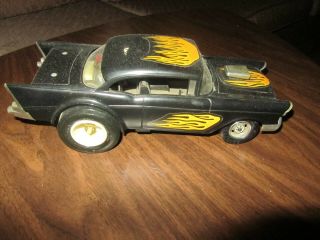 Vintage Toy Gas Powered Tether Car Wen Mac Cox 57 Chevy