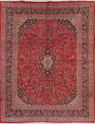 4th Of July Deal Vintage Traditional Floral Oriental Area Rug Hand - Knotted 10x12