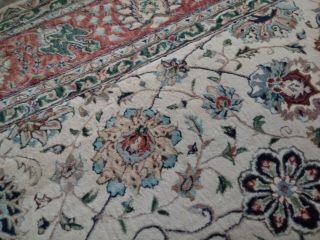 X Large Hand Tufted Wool & Silk Oriental FRITH Rug HANDMADE CARPET Floral AGRA 4