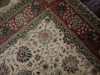 X Large Hand Tufted Wool & Silk Oriental FRITH Rug HANDMADE CARPET Floral AGRA 8