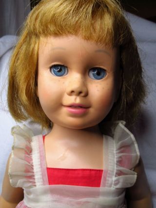 Vintage Mattel Chatty Cathy Blond Hair Blue Eyes Plus