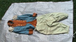 Very Old Polish Military Uniform With Trousers In - Rare