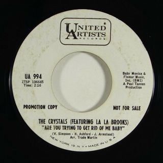 Crystals " Are You Trying To Get Rid Of " Rare Northern Soul/r&b Popcorn 45 Ua Mp3