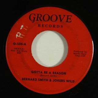 Bernard Smith & Jokers Wild " Gotta Be A Reason " Rare Northern Soul 45 Groove Mp3