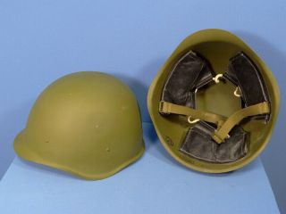 Russian Military Soviet Army Rkka Wwii M40 Type Steel Helmet (1950 - 70)