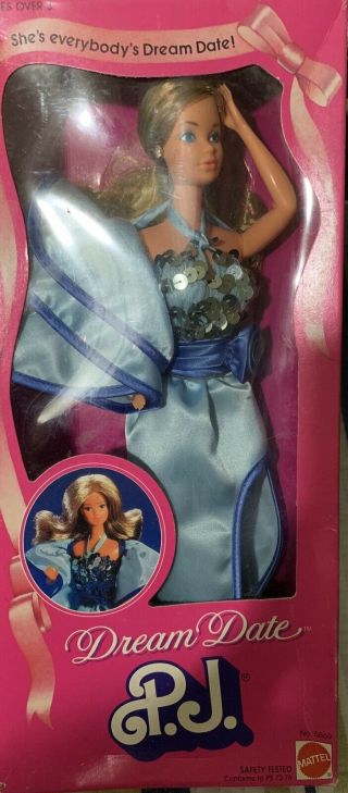 1982 Barbie Dream Date P.  J.  Doll Not But 5869 Mattel Vintage