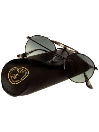 Ray - Ban Gradient Vintage RB3747 - 153/71 - 50 Black Round Sunglasses 5