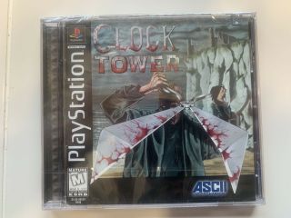 Clock Tower (sony Playstation 1,  1997) Factory Very Rare