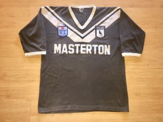 Western Suburbs Magpies 9 Masterton 90s Vintage Peerless Nrl Shirt Jersey Xl