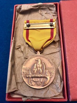 USMC China Service Medal Boxed Marine Corps WW2 2