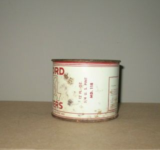 Vintage 12 oz Oxford Oysters Tin Can 3