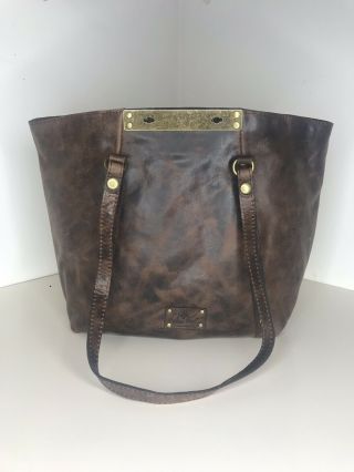 Patricia Nash Benvenuto Tote Distressed Vintage Leather 200$ 2