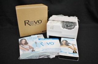 Vintage Nos Revo Styler Cordless Rotating Hair Brush W/ Vhs Tape Open Box