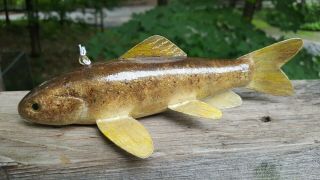 Competition Sucker Fish Decoy Carved By Brian Shallbetter - Spearing Lure