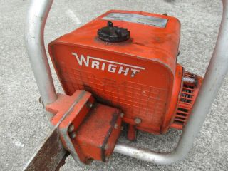 Vintage WRIGHT Power Chain Saw Model B520 5