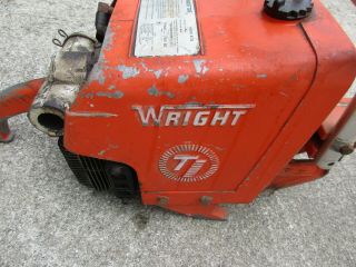 Vintage WRIGHT Power Chain Saw Model B520 8