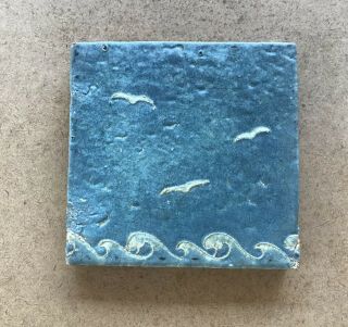 Grueby Pottery Tile Antique