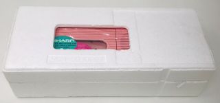 Rare Sharp QT - 5 (P) - AM/FM Radio Cassette Recorder - Pink - Vintage 2