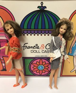 1960’s Mattel’s Francie Dolls / Tagged Outfits /case / Misc 10