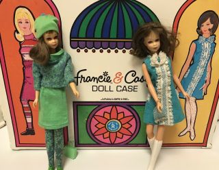 1960’s Mattel’s Francie Dolls / Tagged Outfits /case / Misc 8