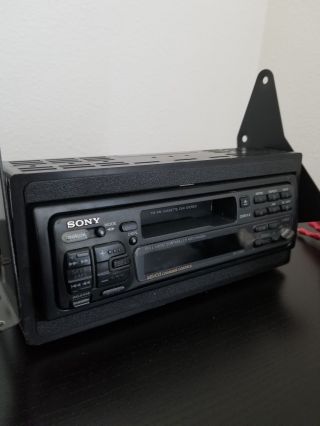 Rare Old Sony XR - C350 Cassette Car Radio Vintage 2