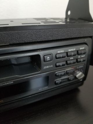Rare Old Sony XR - C350 Cassette Car Radio Vintage 3