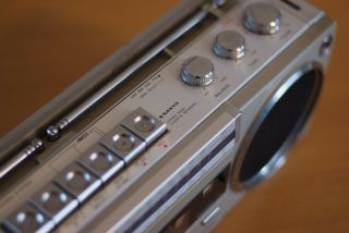 Sanyo Highend Mini Boombox,  Made In Japan,  Retro,  Vintage, 2