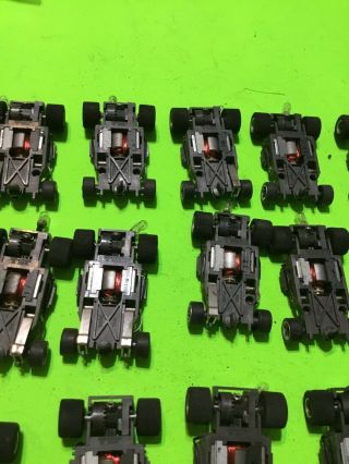 VINTAGE 20 PIECE GROUPING AFX SLOT CAR CHASSIS / / PARTS ONLY / 4