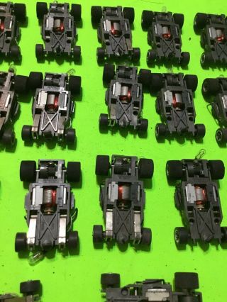 VINTAGE 20 PIECE GROUPING AFX SLOT CAR CHASSIS / / PARTS ONLY / 6