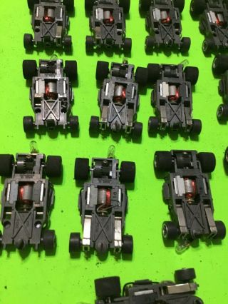 VINTAGE 20 PIECE GROUPING AFX SLOT CAR CHASSIS / / PARTS ONLY / 7