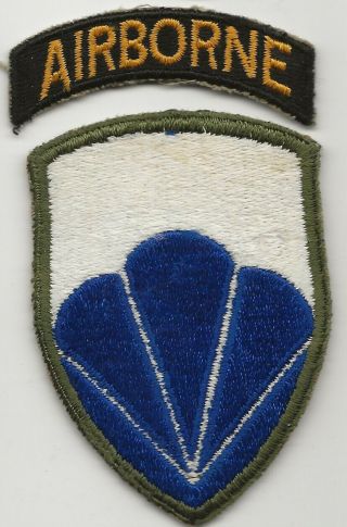 Ww2 Ghost Phantom 6th Airborne Shoulder Sleeve Patch Glue Residue On Back