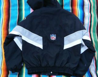 Vintage Los Angeles Oakland Raiders Starter Arch Jacket Parka 90 ' s NFL Sz Small 6