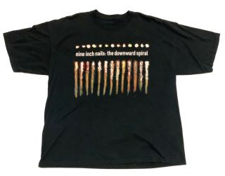 Vintage 1994 Nine Inch Nails The Downward Spiral Album Shirt Size Xl 2xl Rare